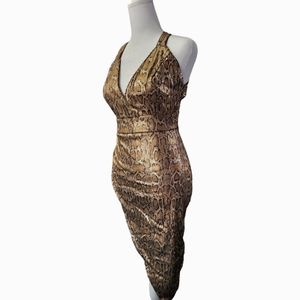 Fashion Nova Toxic Snake Venom Dress